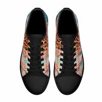 Womens Coral Black Sneakers - Thumbnail 3
