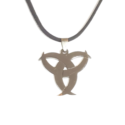 Trilogy necklace, triquetra necklace, trinity necklace