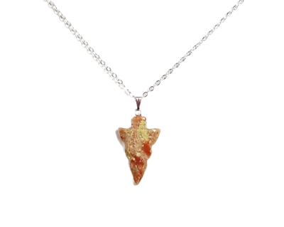 Jasper Arrowhead Necklace