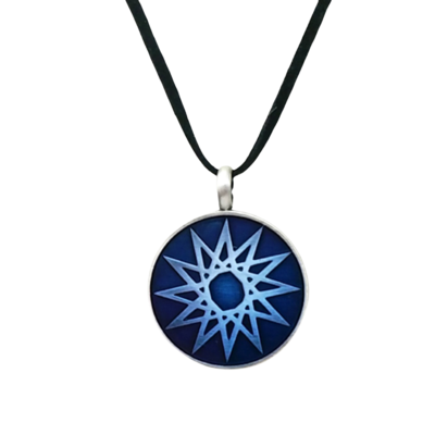 Blue star pendant necklace