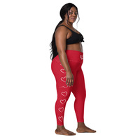 Single Heart Leggings with pockets - Thumbnail 1
