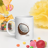 Coco Coffee White glossy mug - Thumbnail 7