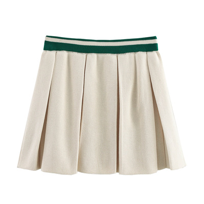 Eight-strand simple knitted skirt - Thumbnail 2