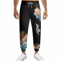 Coral Sweat Pants Black - Thumbnail 2