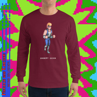 Retro Gamer Double Dragon Long Sleeve Shirt (4 colors) - Thumbnail 3