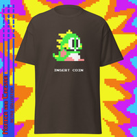 Retro Gamer Bubble Bobble T-Shirt (5 colors) - Thumbnail 3