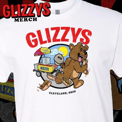 Glizzys grab n go white t- shirt