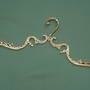 Handmade Solid Brass Clothes Hanger, Antique Vintage Style Wedding Dress Hanger, Bridal Dress Hangers, Home Decor, Wedding Gift-2
