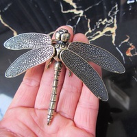 Artistic Brass Dragonfly Statue - Removable Wings, Perfect for Home Decor and Collectors (Buy 1 get 1 free) - Thumbnail 2