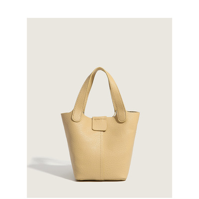 Ladies' Bucket Bag Crossbody Bag Yellow