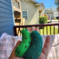 Felt Beaded Pickle