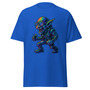 Unisex Cyberpunk Goblin Streetwear T-Shirt  Holographic Futuristic Design, Tattoo Art Style, Neon Urban Vector Illustration - Several Colors-4