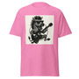 Unisex Funny Zebra Rock Star Guitar T-Shirt | Ultra-Detailed 2D Tattoo Art, Punk Style & Cool Animal Design - Several Colors-12