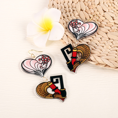 Animal earrings - kitsune
