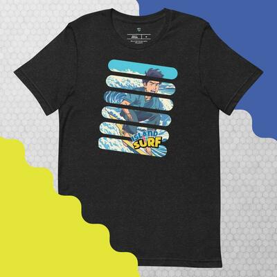 Island surf unisex t-shirt