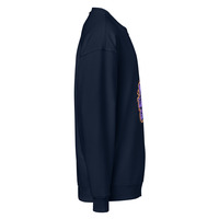 Women’s Organic Oversized Sweatshirt with Front Print - Thumbnail 11
