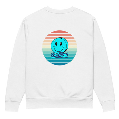 Unisex eco sweatshirt | organic cotton | embroidered & printed