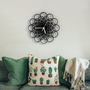Rings - unique contemporary wooden wall clock in different sizes-3