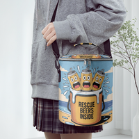 *Rescue Beers Inside, Funny | Soft Insulated Cooler | Humorous Cartoon Design | Free Ship  - Thumbnail 3