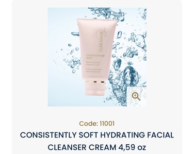 CONSISTENTLY SOFT HYDRATING FACIAL CLEANSER CREAM 4,59 oz