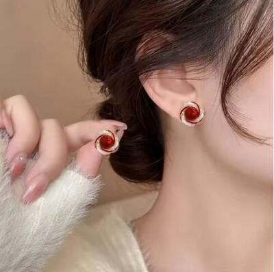 Korean Fashion Crystal Pearl Earrings For Women Jewelry