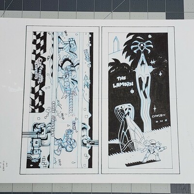 Original illustration- metroid- the lamorn, close quarters,  #maytroid2025