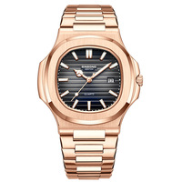 Luxury Fashion Mens Watches Sport Simple Men Quartz Clock  - Thumbnail 5