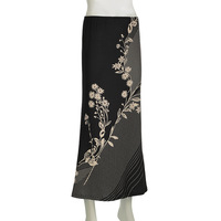 Daisy print low waist skirt - Thumbnail 2