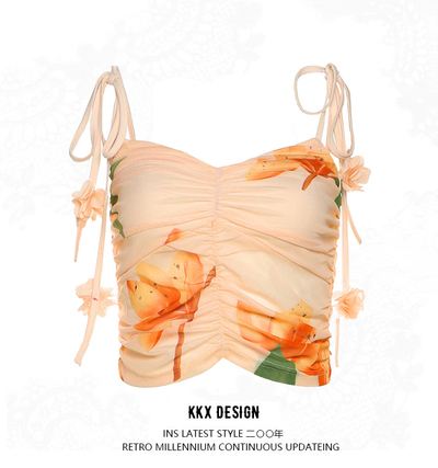 Botanical print top