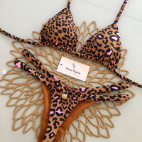 Sexy Women Bikini Beach Holiday Swimsuit Two-piece Set - Thumbnail 2