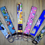 Fabric Key Fob Wristlet | Gamer Keychain with Super Mario & Pokémon Designs | Geek Gift | Nintendo-Inspired Wrist Strap-1