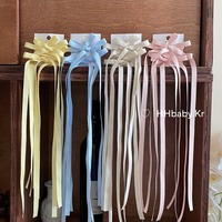5 Pairs Fashion Simple Sweet Bow Ribbon Hair Clips For Women Girls Party Hair Accessories - Thumbnail 1