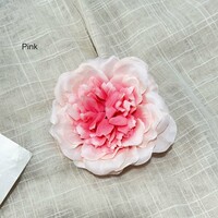 2pcs Large Peony Hair Clip~Girl Flower Head Seaside Vacation Style Clip Hair Accessories - Thumbnail 4