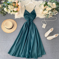 Women backless strap dress - Thumbnail 2