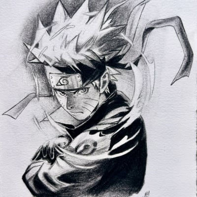 Naruto uzumaki drawing