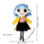 Coraline Squid Plush Toy Anime Festival Doll Prop Replica-1
