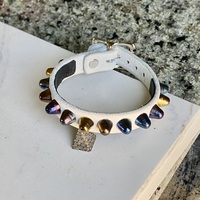 Rainbow Short British Stud Wristband #3 - Thumbnail 2