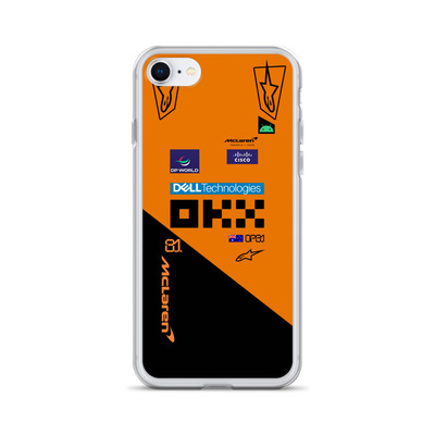 Oscar piastri mclaren f1 race suit 2025 clear case for iphone
