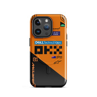 Oscar Piastri McLaren F1 race suit 2025 MagSafe tough case for iPhone - Thumbnail 3