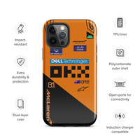 Oscar Piastri McLaren F1 race suit 2025 Tough Case for iPhone - Thumbnail 6