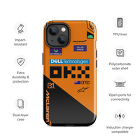 Oscar Piastri McLaren F1 race suit 2025 Tough Case for iPhone - Thumbnail 12
