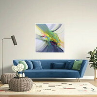 Dynamic Splatter Abstract Art Print - Thumbnail 1