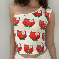 Retro cute gyaru design camisole - Thumbnail 2