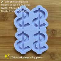 Dollar Sign Silicone Mold - Thumbnail 1