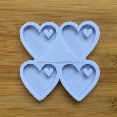 Heart silicone mold