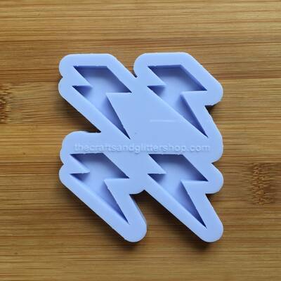 Lightning bolt silicone mold
