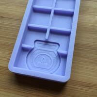 Wax Burner Snap Bar Silicone Mold - Thumbnail 2
