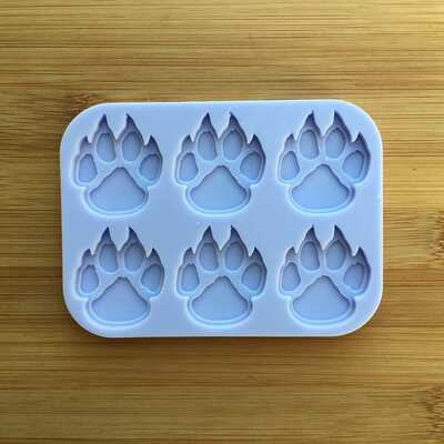 1.2" bear claw silicone mold