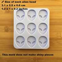 Alien Head Silicone Mold - Thumbnail 1