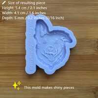 Australian Shepherd Silicone Mold - Thumbnail 1